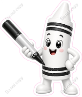 White Crayon Character