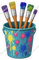 Paintbrush Bucket - Teal