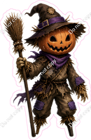 Scarecrow Pumpkin Head