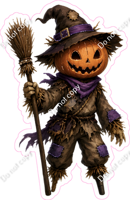 Scarecrow Pumpkin Head