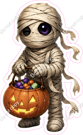 Mummy with Pumpkin