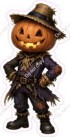 Scarecrow Pumpkin Head