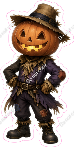 Scarecrow Pumpkin Head