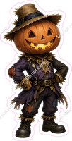 Scarecrow Pumpkin Head