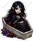 Vampire Girl in Casket
