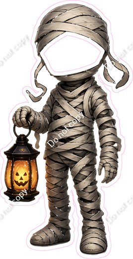 Mummy Face Cutout