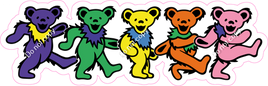 4 Colorful Bears