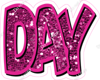 Happy Birthday - Hot Pink Sparkle