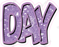 Happy Birthday - Lavender Sparkle