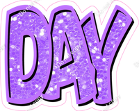 Happy Birthday - Lilac Sparkle