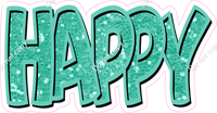 Happy Birthday - Mint Sparkle