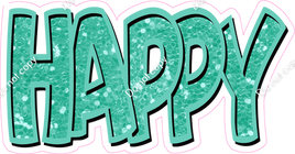 Happy Birthday - Mint Sparkle