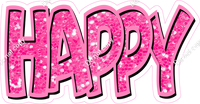 Happy Birthday - Bubblegum Sparkle