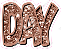 Happy Birthday - Rose Gold Sparkle