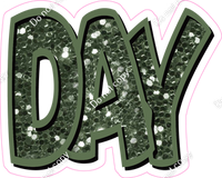 Happy Birthday - Sage Sparkle