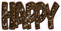Happy Birthday - Chocolate Sparkle