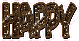 Happy Birthday - Chocolate Sparkle