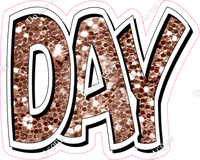 Happy Birthday - White Rose Gold Sparkle
