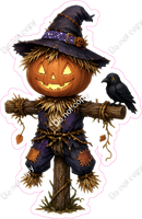 Scarecrow with Crow
