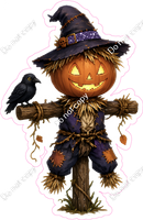 Scarecrow with Crow