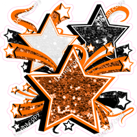 Star Bundle - Orange, White, Black