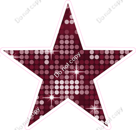 Disco - Burgundy Star
