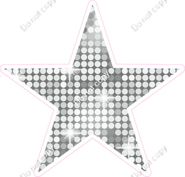 Disco - Light Silver Star