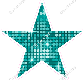Disco - Teal Star
