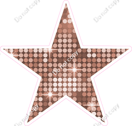 Disco - Rose Gold Star