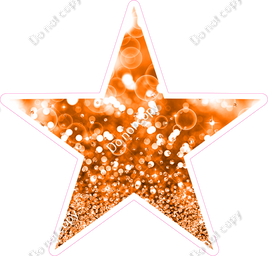 Bokeh - Orange Star