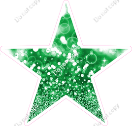 Bokeh - Green Star