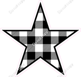 White Buffalo Star - Outlined