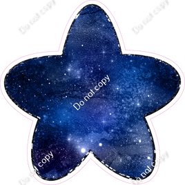 Rounded Space Theme Star 1