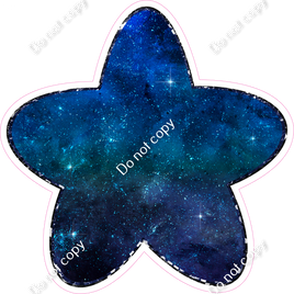 Rounded Space Theme Star 2