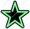 Neon Star - Green