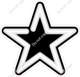 Neon Star - White