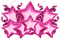 Hot Pink Foil Star Panel