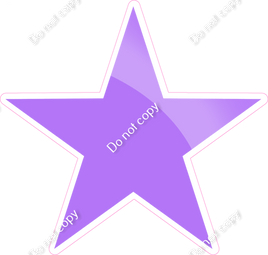 Flat - Lilac Star - Style 1