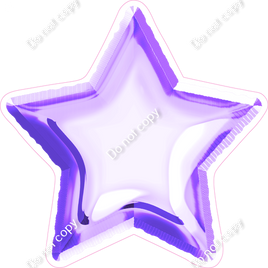 Lilac Foil Star