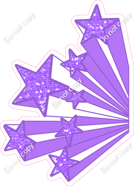 White & Lilac Shooting Star Bundle