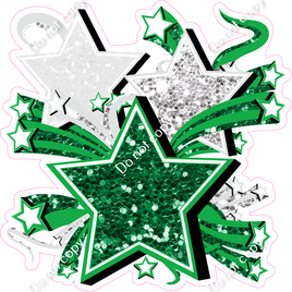 Green, White Star Bundle