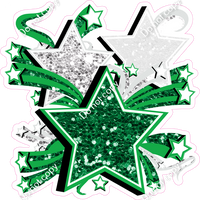 Green, White Star Bundle