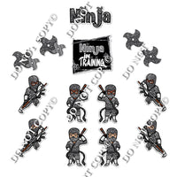 16 pc Ninja Theme