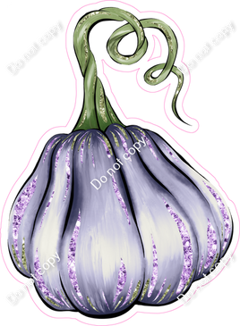 Purple Sparkle Small Pumpkin