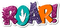Roar Statement - Blue, Green, Orange, Yellow w/ Variant