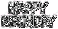 Pattern - Double Line Happy Birthday