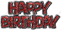 Sparkle - Double Line Happy Birthday