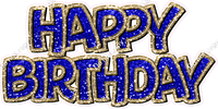 Sparkle - Double Line Happy Birthday