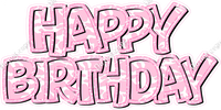Pattern - Double Line Happy Birthday