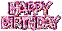 Pattern - Double Line Happy Birthday